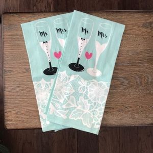 Wedding Mr& Mrs. hand towels